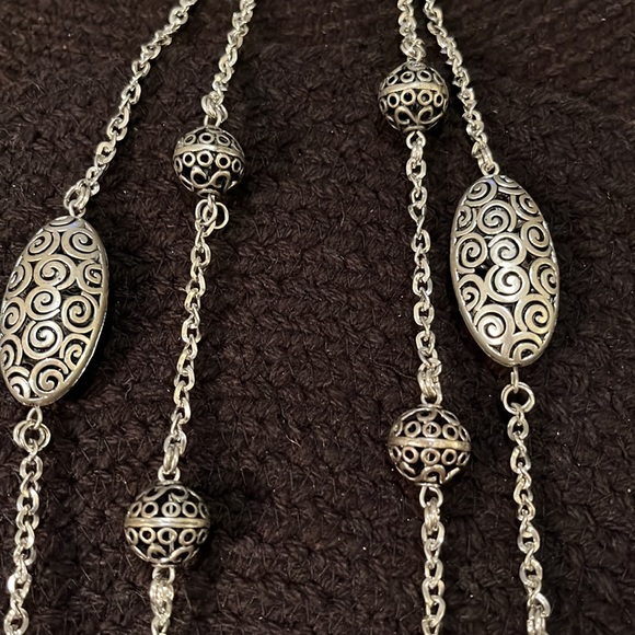 Chico’s Necklace and Earrings Set - Picture 6 of 9